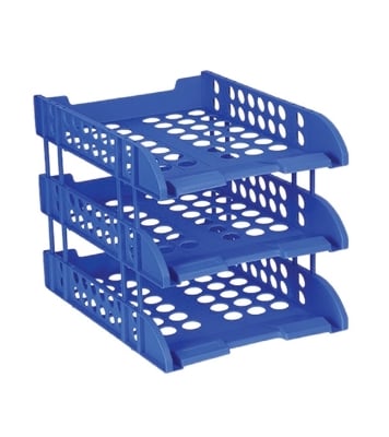 Picture of Good Luck Tripple Organizer Tray Blue By DPLS
