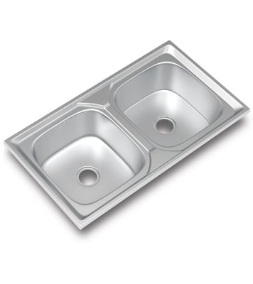 Buy RFL Kitchen Sink Luxury (Double Bowl) 32"x18" Online at Best Price