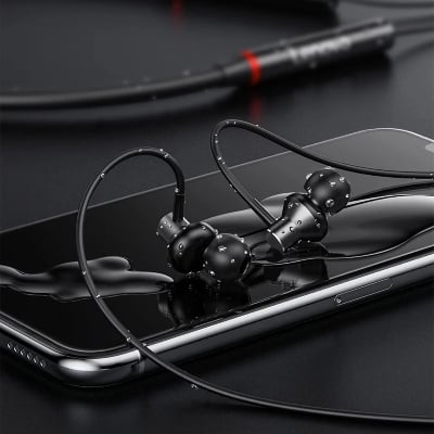 Picture of Lenovo HE05X Wireless Bluetooth Neckband - Black