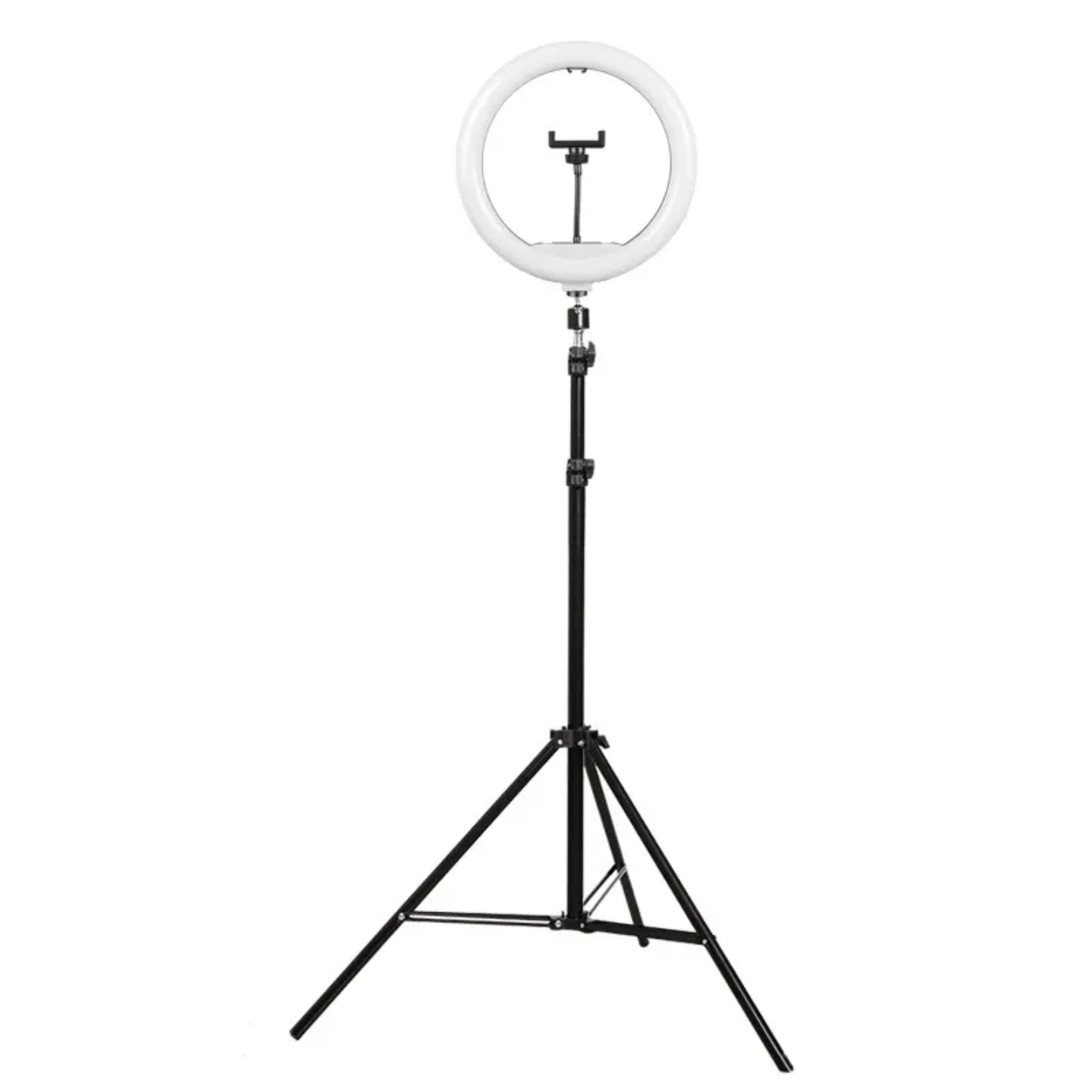 Picture of 10 Inch Selfie Ring Light With Tripod Stand & Cell Phone Holder For Live Stream / Makeup - Ring Light - Black