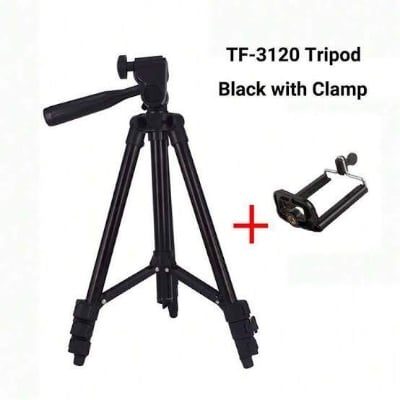 Picture of Tripod Camera Stand Mobile Stand For Tik Tok - 3120 - Sturdy and Adjustable Mobile Stand for Capturing Perfect Shots - Black