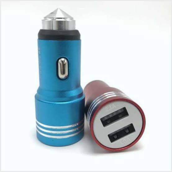Picture of USB PORT FAST CAR CHARGER 2.4A/1.0A DUAL - Multicolor