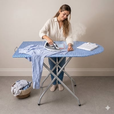 Picture of Folding Iron Table 16×42 Inch – High Quality, Multi-Size, Multi-Colour - Multicolor
