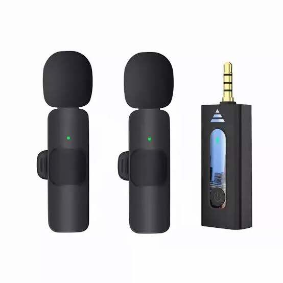 Picture of K35 Dual Wireless Dynamic Microphone with Noise Cancelling - Black