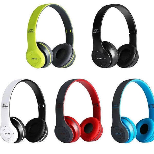 Picture of P47 - Wireless Bluetooth Headphone | In Ear Earphone for Android - Multicolor