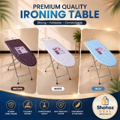 Picture of Smart Folding Iron Table 14×42 Inches – Sleek, Strong & Space-Saving, Available in Multi Colours - Multicolor