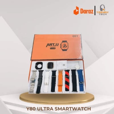 Picture of Y80 Ultra Smart Watch 8+1 Strap Touch Screen - Multicolor