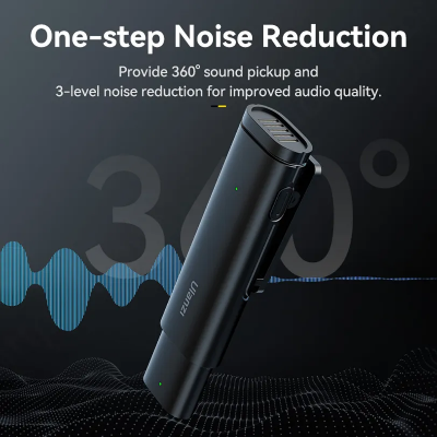 Picture of Ulanzi WM-10 Wireless Clip-on Microphone Type-C - Black