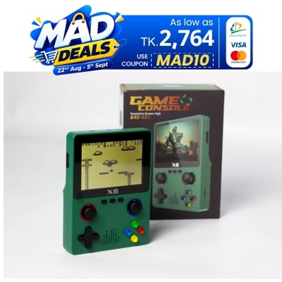 Picture of X6 Retro Handheld Game Console Color Random
