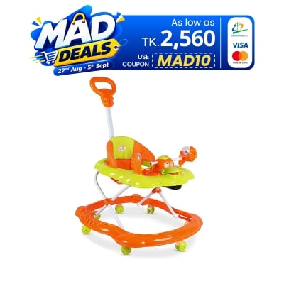 Picture of Duck Baby Walker With Light & Music- Orange