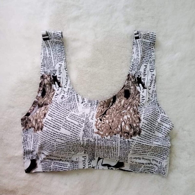 Picture of AMERICAN /NEWSPAPER/COLOURFULL BRA