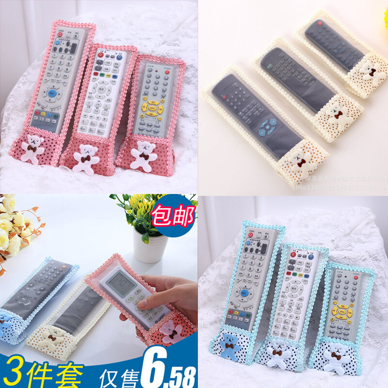 Picture of TV Remote Control Cover Air condition Remote Control Cover Textile Protective Bag