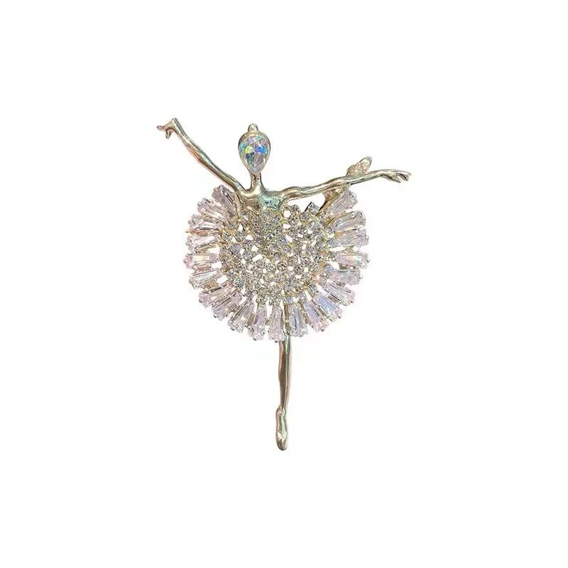 Picture of Zircon Dancing Girl Hijab Safety Pin For Girls Women - Hijab Pin
