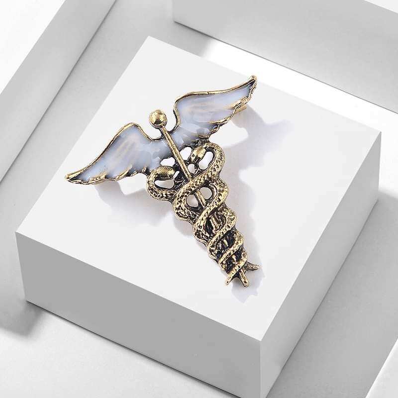 Picture of Medical caduceus brooch Hijab Safety Pin For Girls Women - Hijab Pin