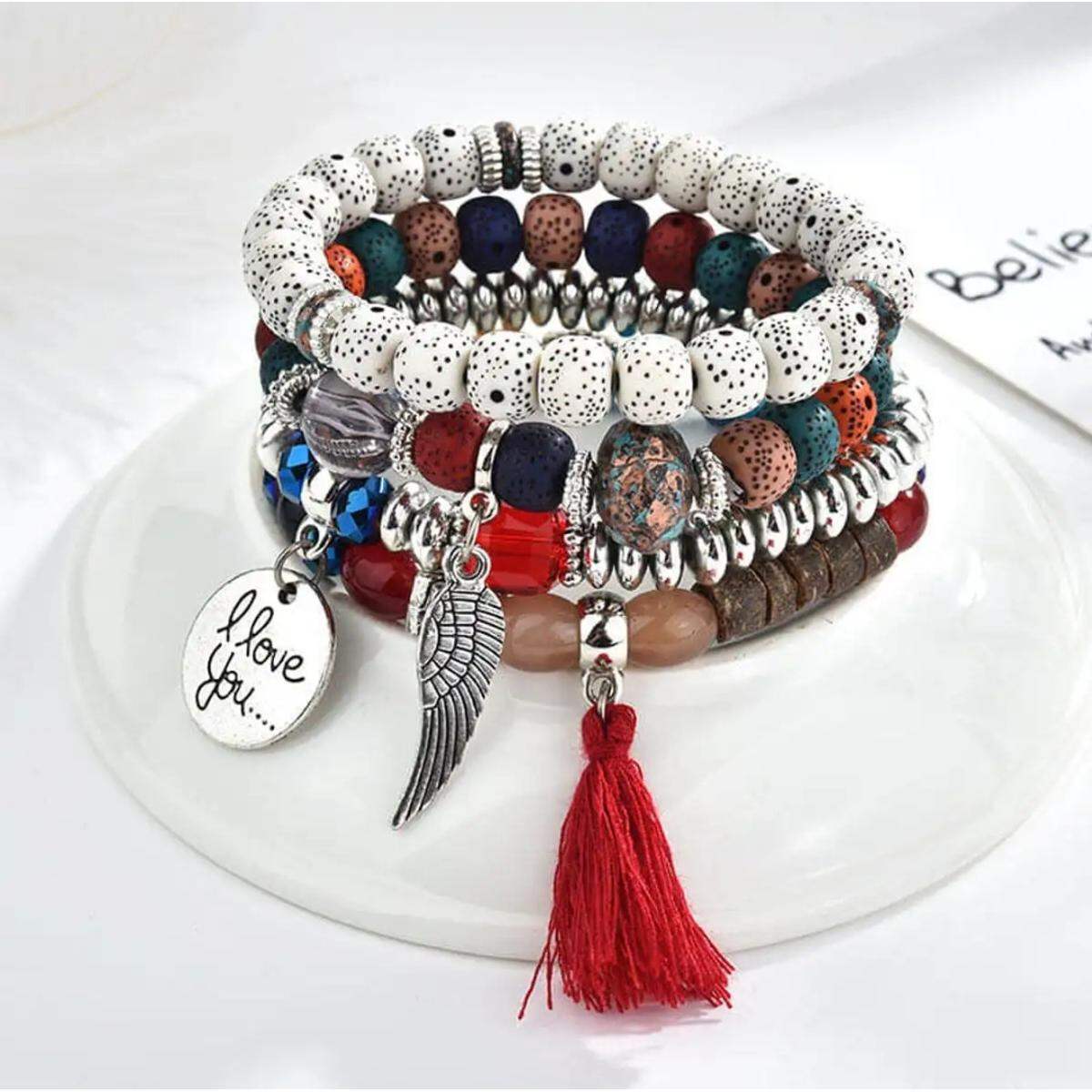 Picture of 4Pieces/Sets Crystal Bracelets for Women and girls