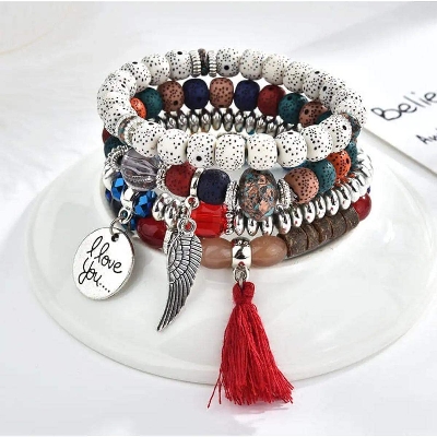 Picture of 4Pieces/Sets Crystal Bracelets for Women and girls