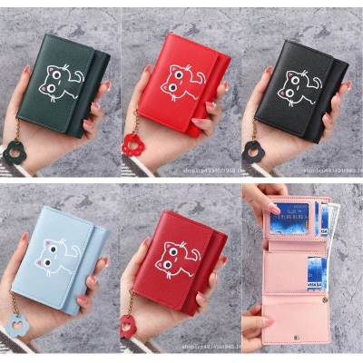 Picture of Stylish and Fashionable Ladies Mini wallet for Women Simple Stylish - Trendy Flower Printed Hand Bag for Girls/ Purse for Women Female Ladies