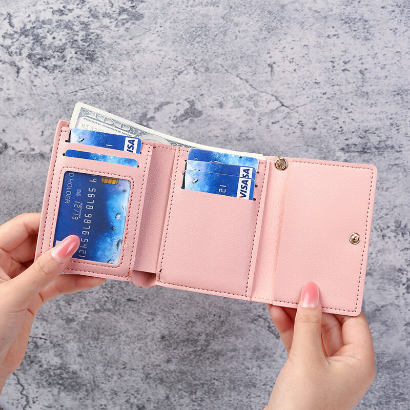 Picture of Stylish and Fashionable Ladies Mini wallet for Women Simple Stylish - Trendy Flower Printed Hand Bag for Girls/ Purse for Women Female Ladies
