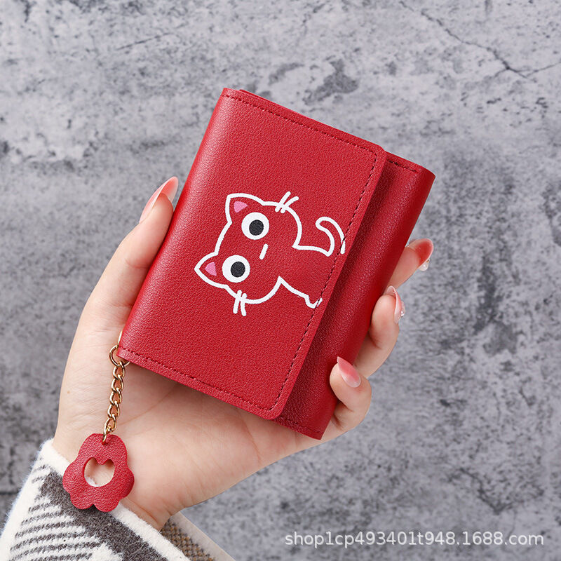 Picture of Stylish and Fashionable Ladies Mini wallet for Women Simple Stylish - Trendy Flower Printed Hand Bag for Girls/ Purse for Women Female Ladies