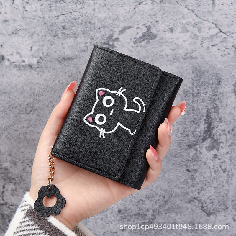 Picture of Stylish and Fashionable Ladies Mini wallet for Women Simple Stylish - Trendy Flower Printed Hand Bag for Girls/ Purse for Women Female Ladies