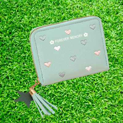 Picture of Women PU Leather Zipper Wallet Coin Purse Multi Card Holder