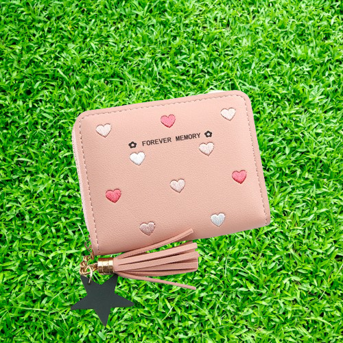 Picture of Women PU Leather Zipper Wallet Coin Purse Multi Card Holder