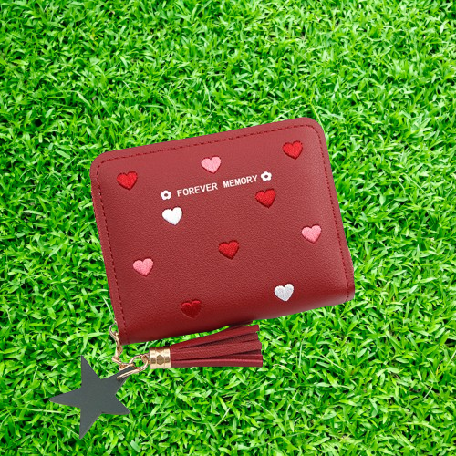 Picture of Women PU Leather Zipper Wallet Coin Purse Multi Card Holder