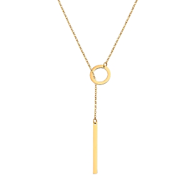 Picture of Stick Pendant Necklace Hollow Girl Long Link Chain Neckless for girls and women's