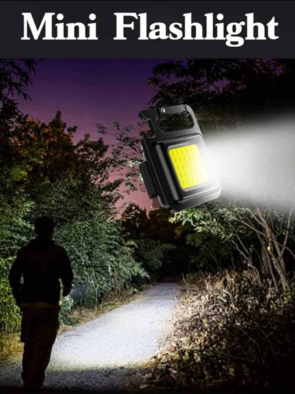 Picture of Mini Keychain Light USB Charging COB Work Light
