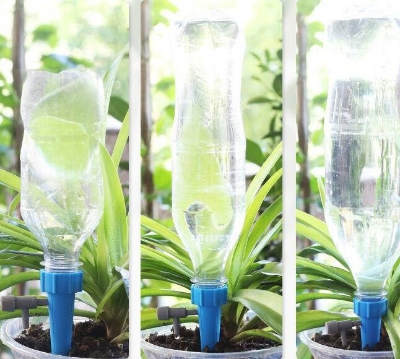Picture of 5 Pcs Popular Plant Watering Device Plant Self Watering Spikes Adjustable Automatic Water Drip Tool with Control Valve Switch