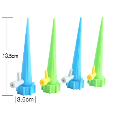 Picture of 5 Pcs Popular Plant Watering Device Plant Self Watering Spikes Adjustable Automatic Water Drip Tool with Control Valve Switch