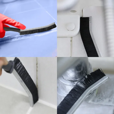 Picture of 1/2 Pcs Hard Bristle Crevice Cleaning Brush Multifunctional Gap Scrub Brush Crevice Gap Cleaning Brush with Hard Bristles for The Dead Corners