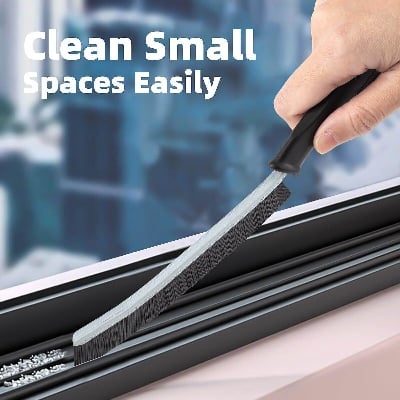 Picture of 1/2 Pcs Hard Bristle Crevice Cleaning Brush Multifunctional Gap Scrub Brush Crevice Gap Cleaning Brush with Hard Bristles for The Dead Corners