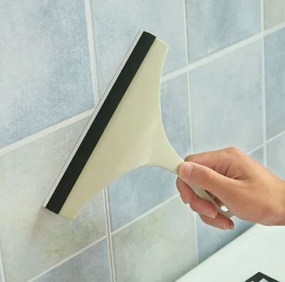 Picture of 1 Pcs Shower Squeegee for Shower Doors Bathroom Mirror Cleaner wiper Scrape Window Household Window Cleaning Artifact Retractable Window Cleaning Tool  Car Windshield Heavy Duty Window Scrubber