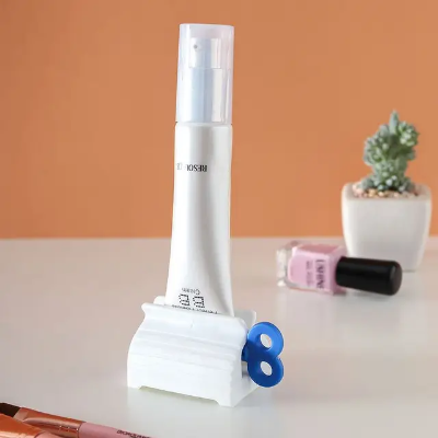 Picture of 1 Pcs Manual Toothpaste Squeezer Bathroom Supplies Roller Dispenser Squeezer Lazy Sample Facial Cleanser Squeezer Toothpaste Clip Creative Squeezer Dye Tube Wringer Bathroom Tool