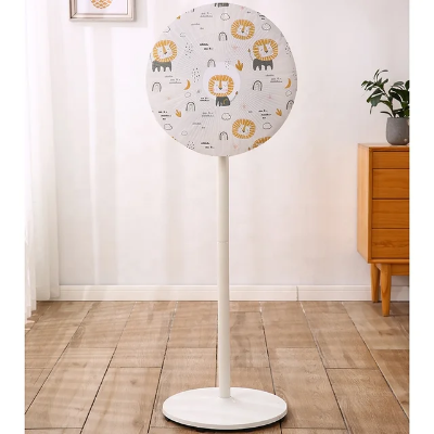 Picture of Washable Fan Dust Cover Kids Finger Protect Electric Fan Guard Proof Case Storage Bag Cover Stand Electric Fan Net Dust Cover