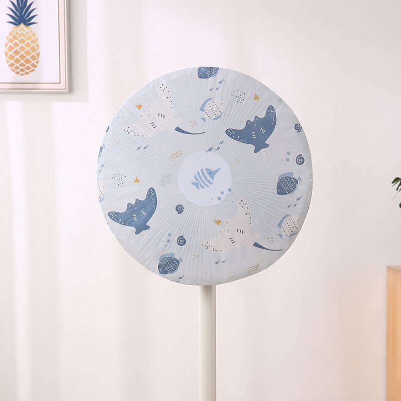 Picture of Washable Fan Dust Cover Kids Finger Protect Electric Fan Guard Proof Case Storage Bag Cover Stand Electric Fan Net Dust Cover