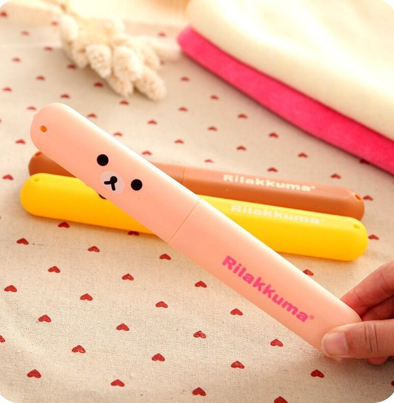 Picture of 1 Pcs travel plastic toothbrush case tooth brush box children kids travel toothbrush plastic case