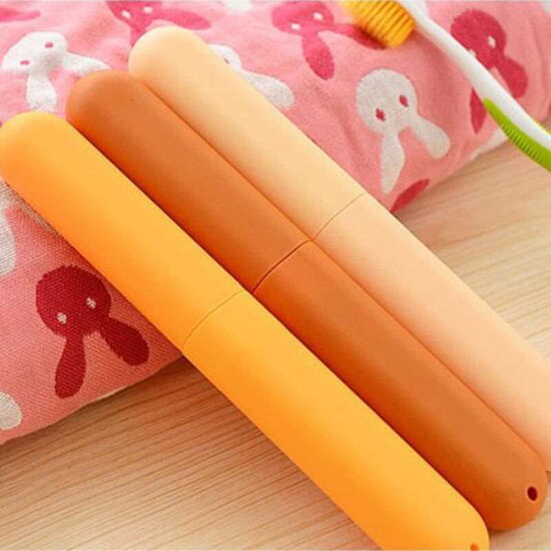 Picture of 1 Pcs travel plastic toothbrush case tooth brush box children kids travel toothbrush plastic case