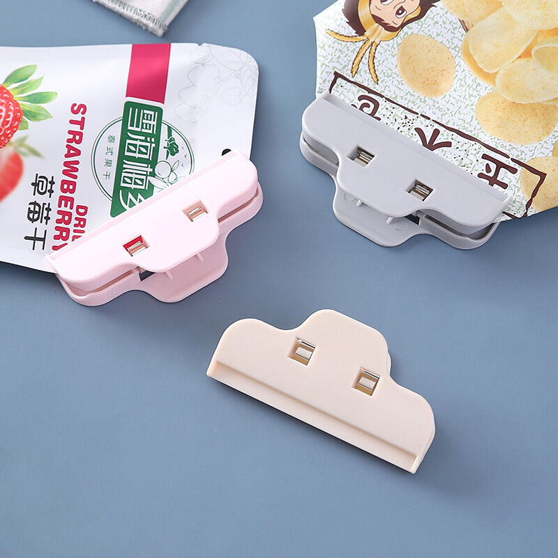 Picture of 3 Pcs Kitchen Snack Sealing Clip Moisture Proof Snack Plastic Food Sealing Clip