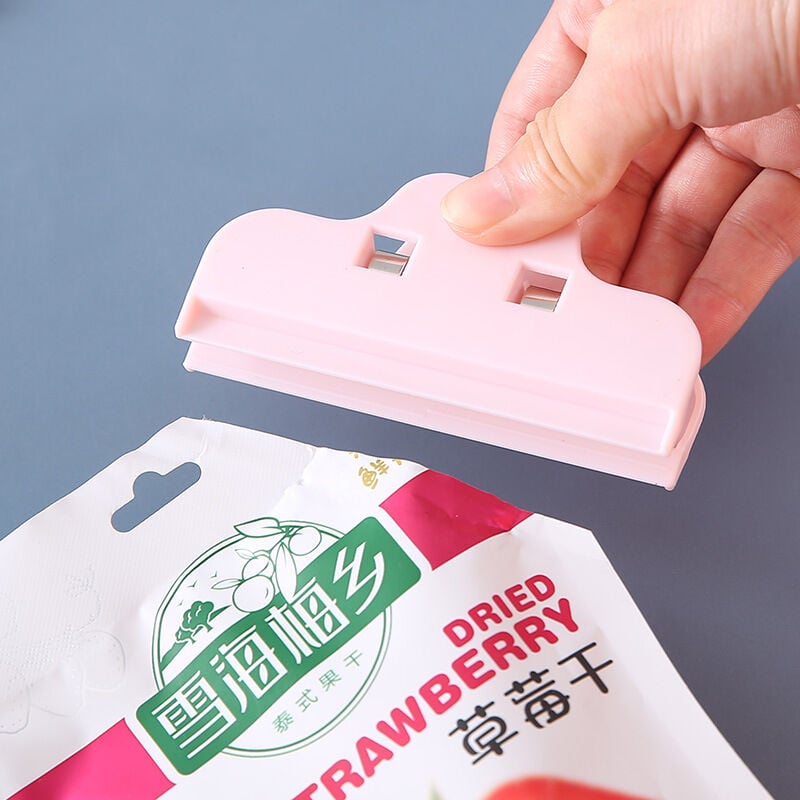 Picture of 3 Pcs Kitchen Snack Sealing Clip Moisture Proof Snack Plastic Food Sealing Clip