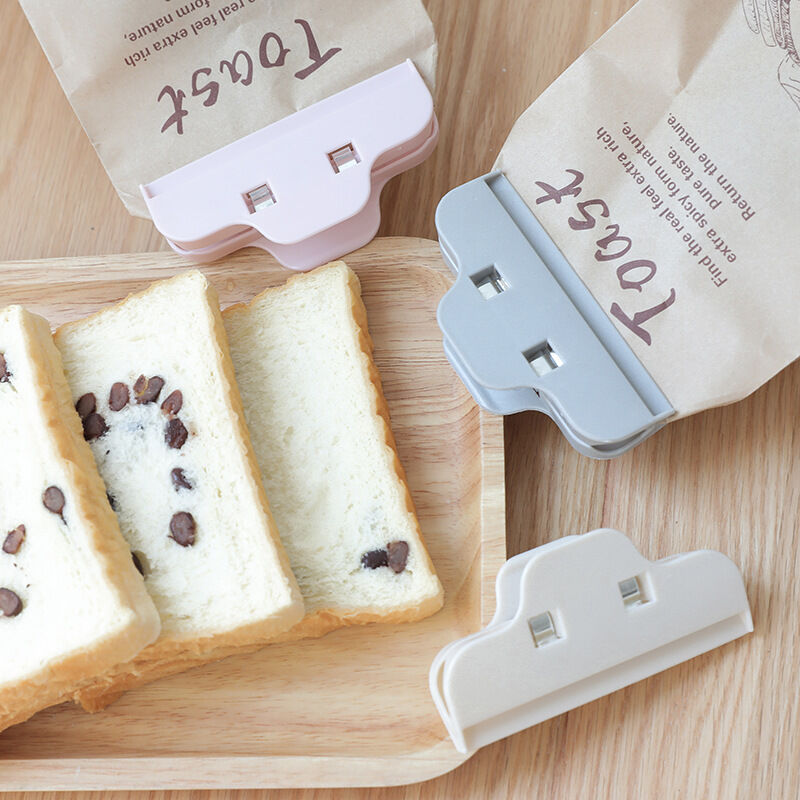 Picture of 3 Pcs Kitchen Snack Sealing Clip Moisture Proof Snack Plastic Food Sealing Clip