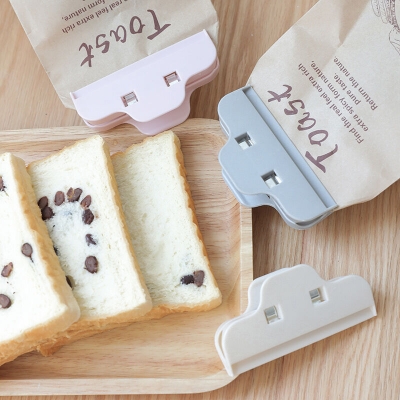 Picture of 3 Pcs Kitchen Snack Sealing Clip Moisture Proof Snack Plastic Food Sealing Clip
