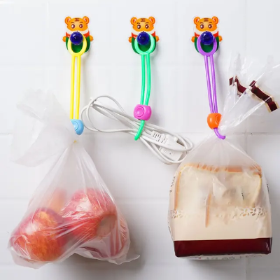 Picture of 5 Pcs Snack Bag Sealing Strap, Food Bag Clips, Multi-Purpose Sealer hanging Clip protect Food closer