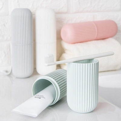 Picture of 1 Pcs Travel Toothpaste Toothbrush Storage Case Holder Case Plastic Tooth Brush Container