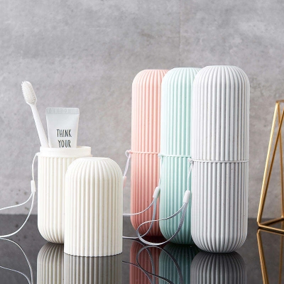 Picture of 1 Pcs Travel Toothpaste Toothbrush Storage Case Holder Case Plastic Tooth Brush Container
