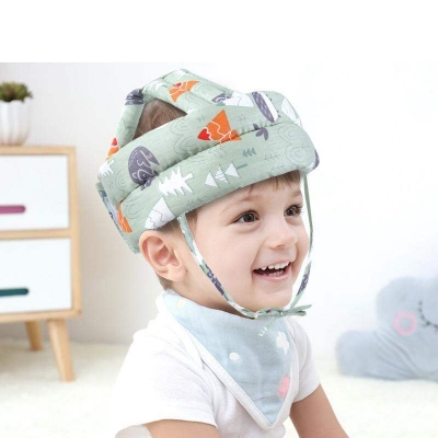 Picture of Baby Safety Helmet Toddler Infant Hat Helmets Learn to Walk Hat Baby Protective Play Helmet Soft Comfortable Harnesses Hat