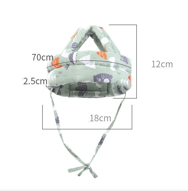 Picture of Baby Safety Helmet Toddler Infant Hat Helmets Learn to Walk Hat Baby Protective Play Helmet Soft Comfortable Harnesses Hat