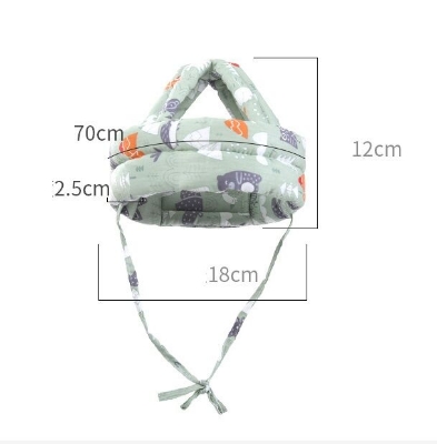 Picture of Baby Safety Helmet Toddler Infant Hat Helmets Learn to Walk Hat Baby Protective Play Helmet Soft Comfortable Harnesses Hat