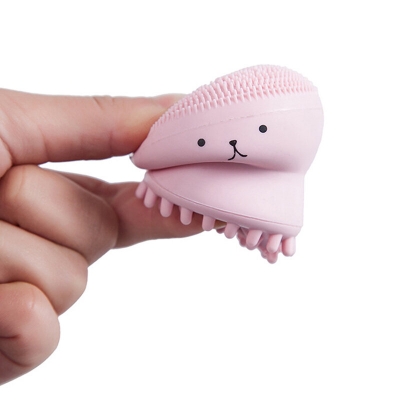 Picture of Silicone Face Cleansing Brush Facial Octopus Shape Deep Pore Exfoliating Blackhead Face Scrub Washing Brush Makeup Tool